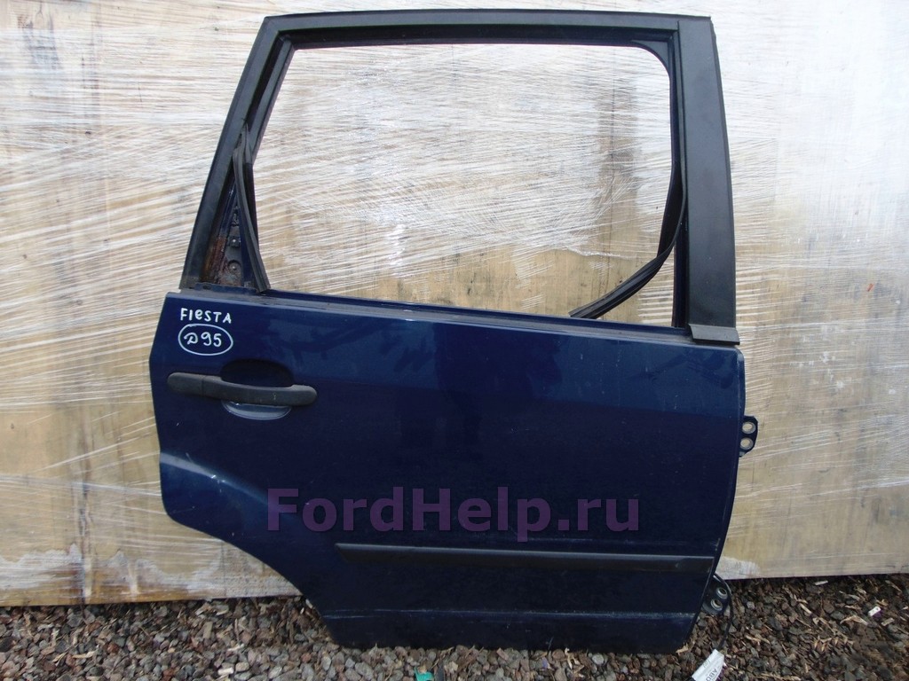 Дверь задняя правая Форд Фиеста фиолетовая