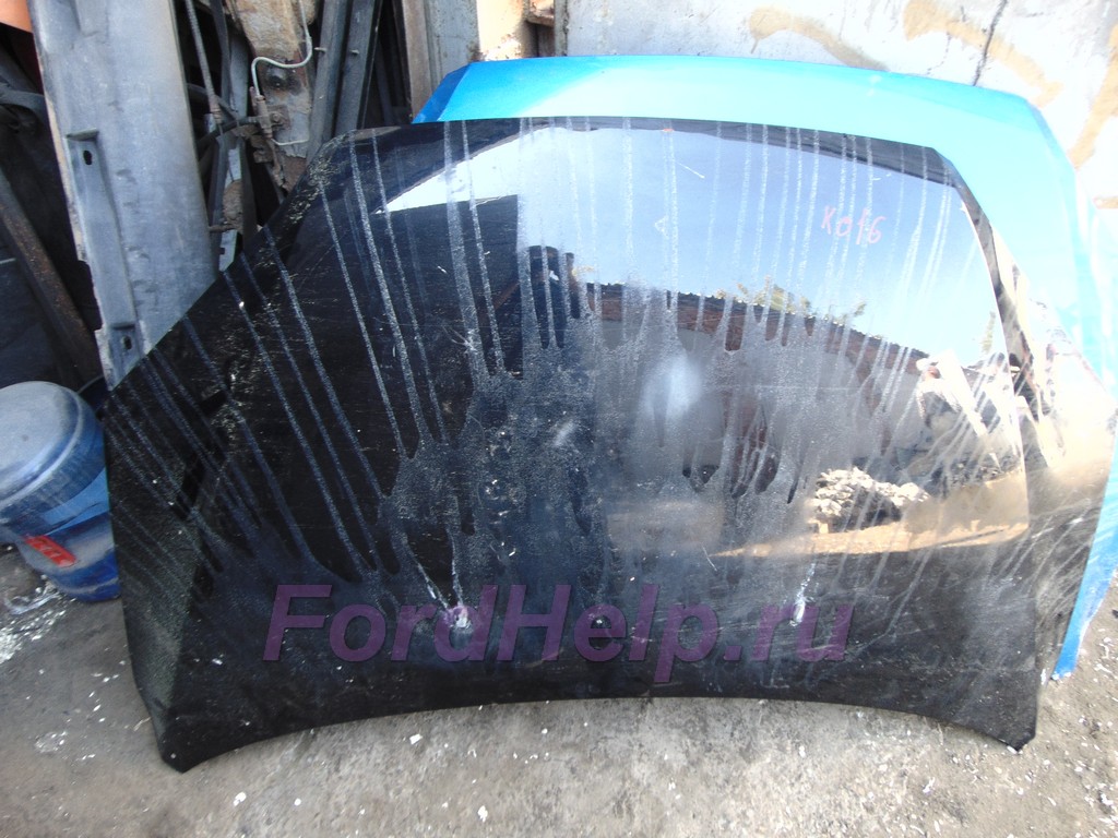 Капот Форд Фокус 2 б/у черный металлик