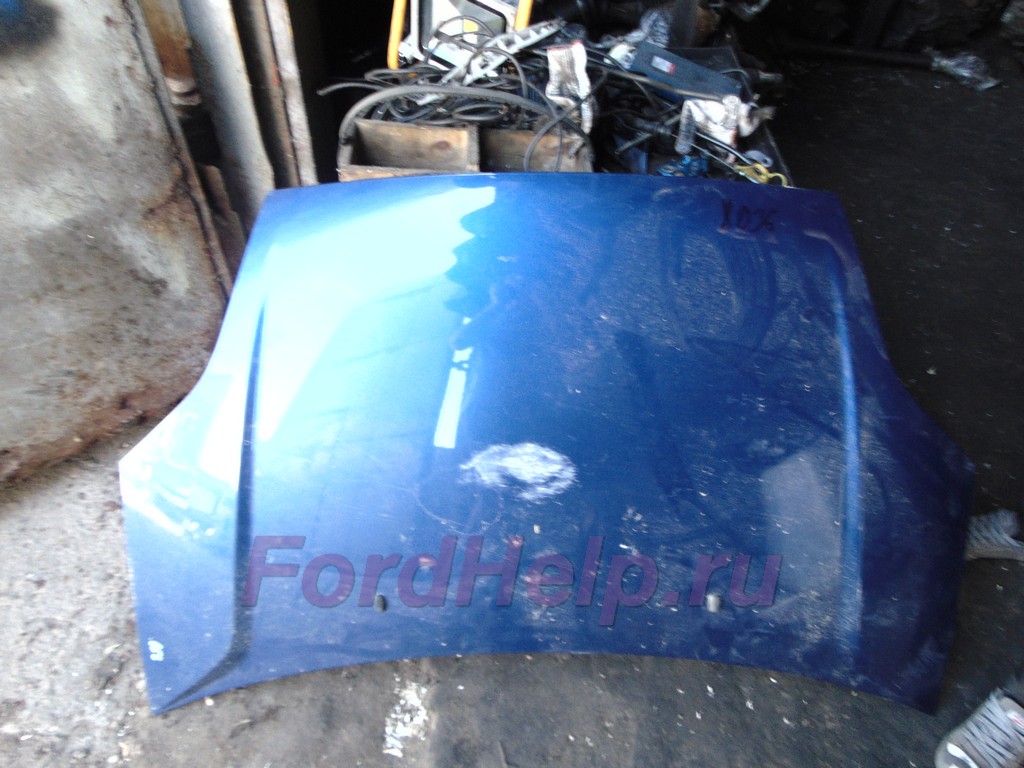 Капот форд фиеста голубой металлик